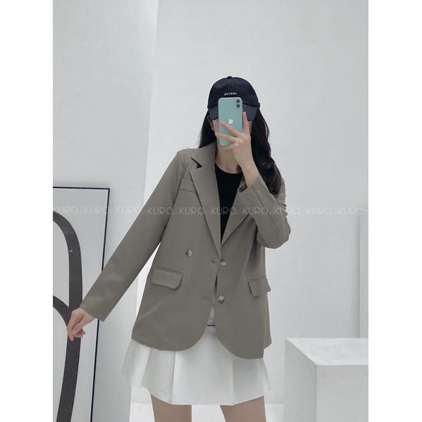 Áo blazer 2 lớp form rộng 3 màu