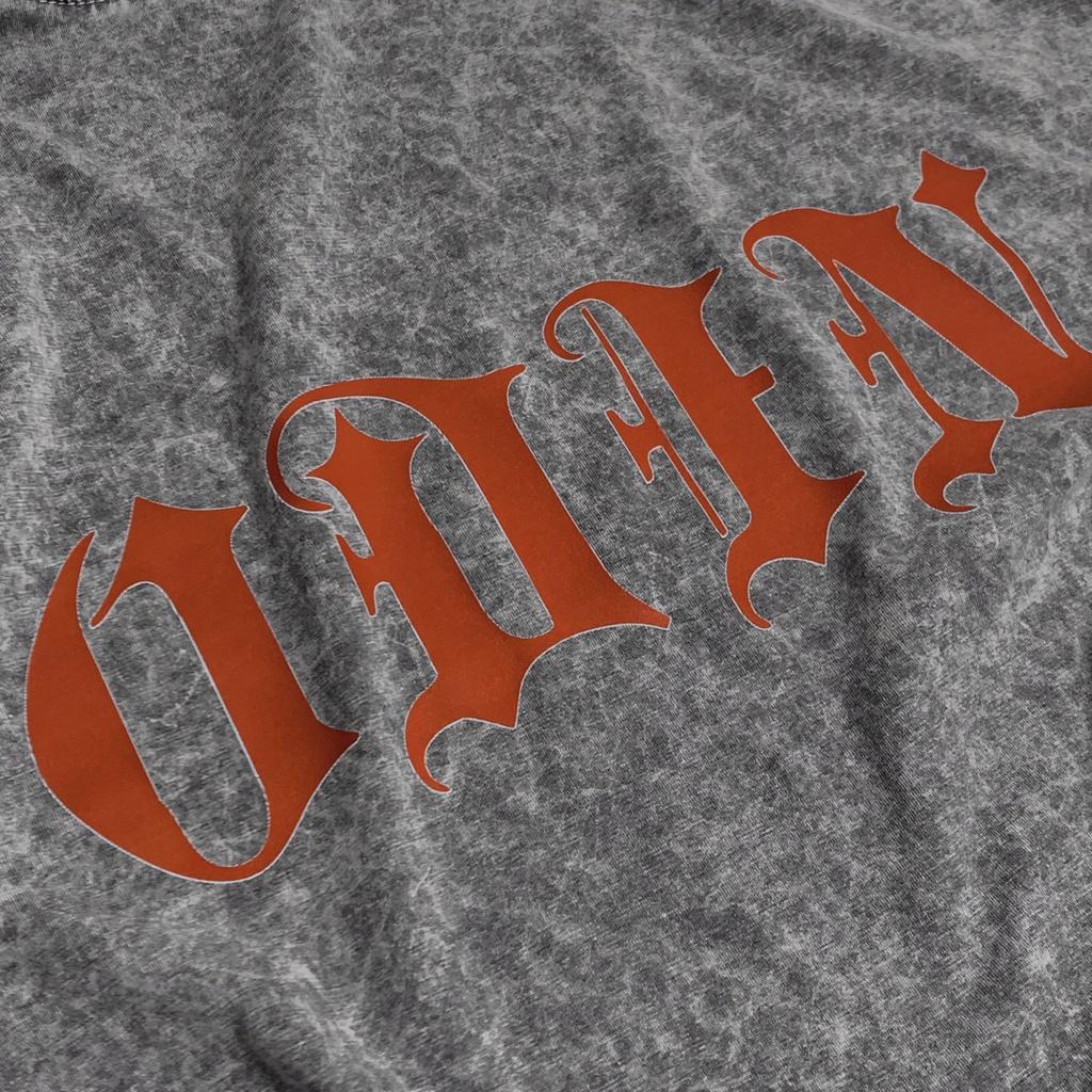 Áo Thun ODIN Oversize Gray Acid, Áo Phông Tay Lỡ Form Rộng ODIN CLOTHING