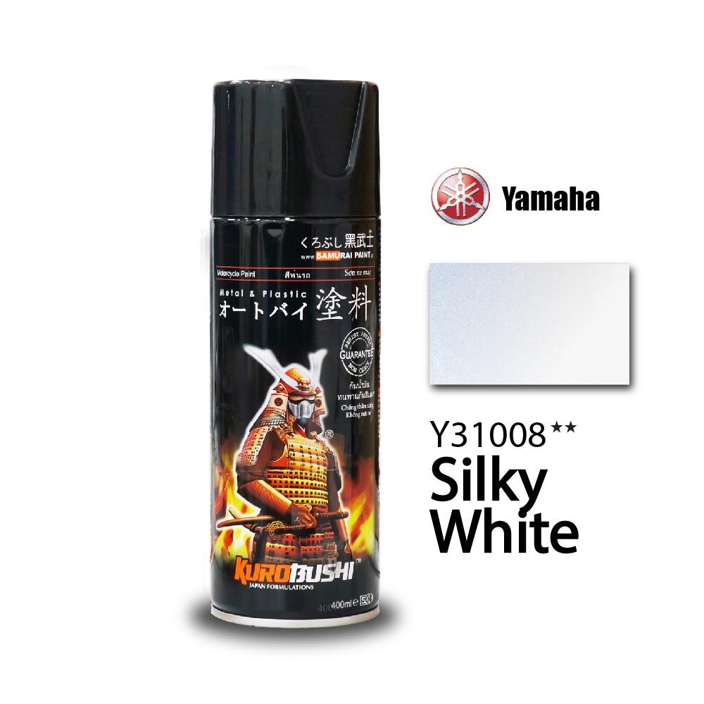 COMBO Sơn Samurai màu trắng mịn Y31008 gồm 4 chai đủ quy trình độ bền cao (Lót - Nền 102 - Màu Y31008 - Bóng )