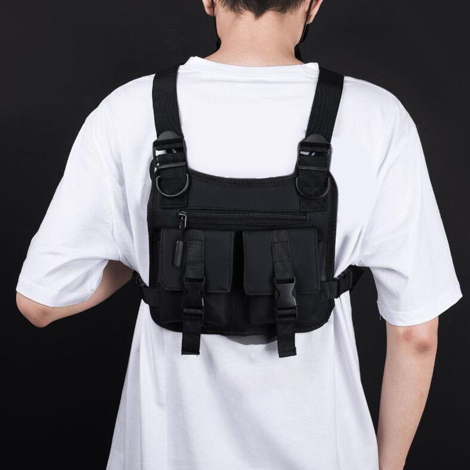 Chest Rig Bag Pouch Light Bags Lightweight Water Resistant for Men Women