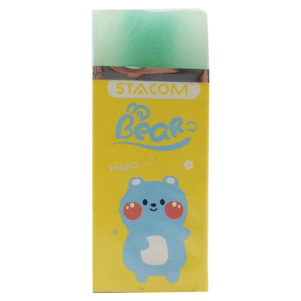 Gôm Thạch Cute Pet - Stacom-ER115B - Bear - Gôm Màu Xanh