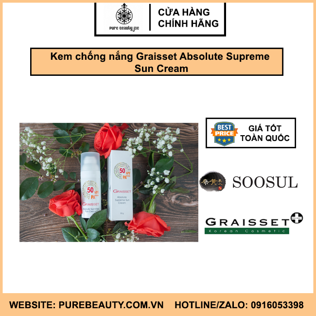 Kem chống nắng Graisset Absolute Supreme Sun Cream