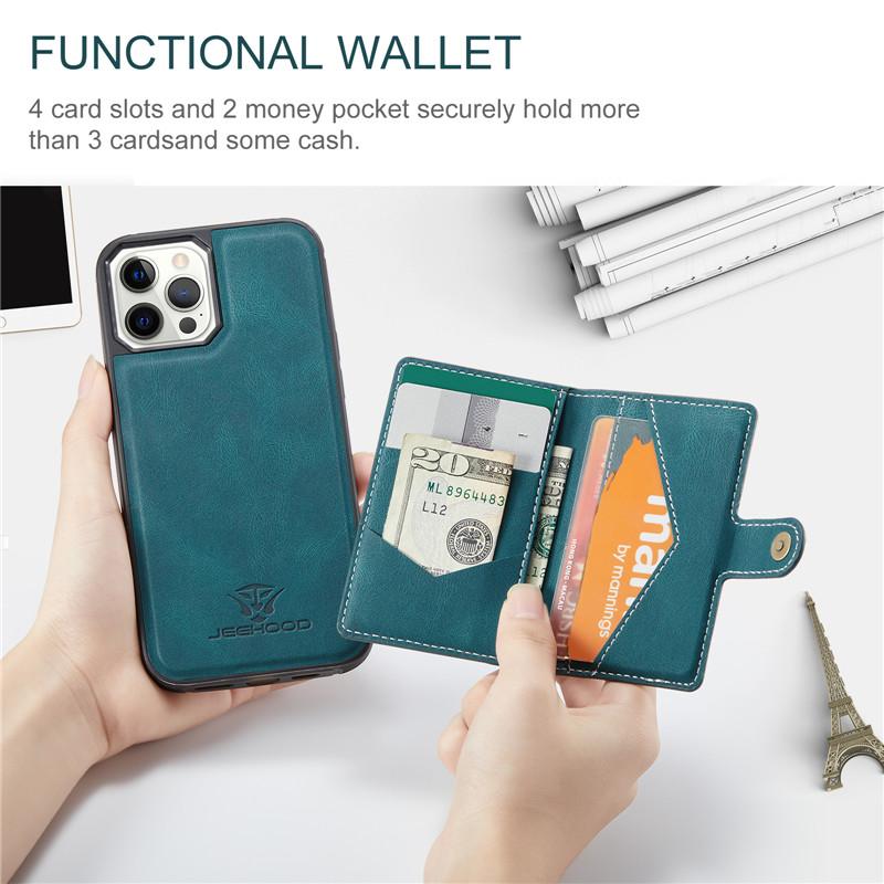 Ốp Điện Thoại Có Nam Châm Phong Cách Retro Cho Iphone 7 8 Plus X / Xs Xr Xs Max 11 12 Mini Pro Max