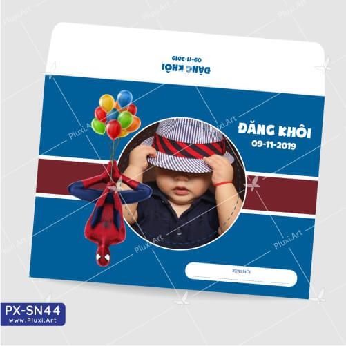 Thiệp thôi nôi – sinh nhật theo yêu cầu Pluxi PX_SN44