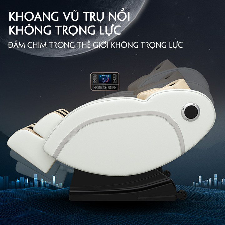 Ghế Mát-xa, Ghế Massage S8Plus Màn Hình Cảm Ứng LED Cao Cấp , Ghe Mat- Xa Trị Liệu Cao Cấp