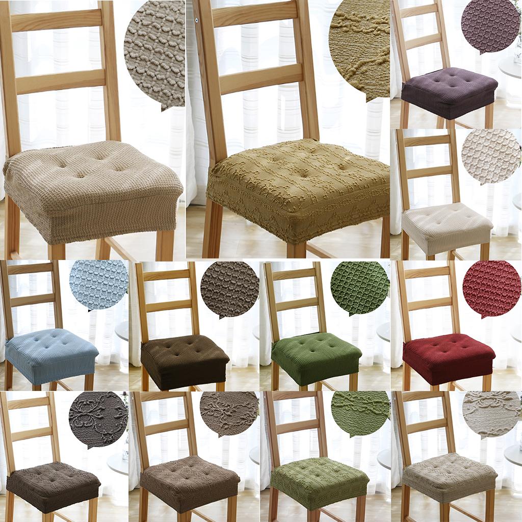 Modern Sponges Seat Cushion Thick Pad Bolster Chair Slipcover