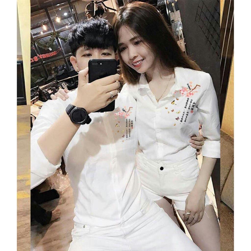 ÁO SƠ MI NAM CHẤT LỤA DÀI TAY PHONG CÁCH HỌA TIẾT CHIM HOA MS 02 MON SHOP