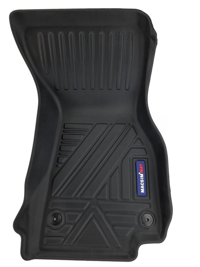 Thảm lót sàn ô tô Audi A7 2019 - 2020 Nhãn hiệu Macsim chất liệu nhựa TPV cao cấp màu đen