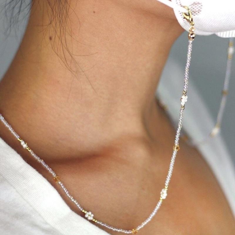 N78 Dây đeo khẩu trang handmade hạt Cườm nhiều mẫu giá rẻ