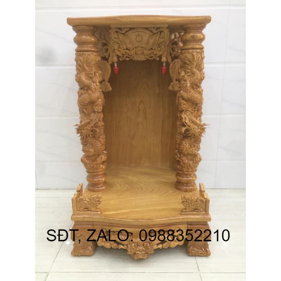 Bàn Thờ Thần Tài Rồng Mây Gỗ Gõ Đỏ - Đồ Gỗ Vinh