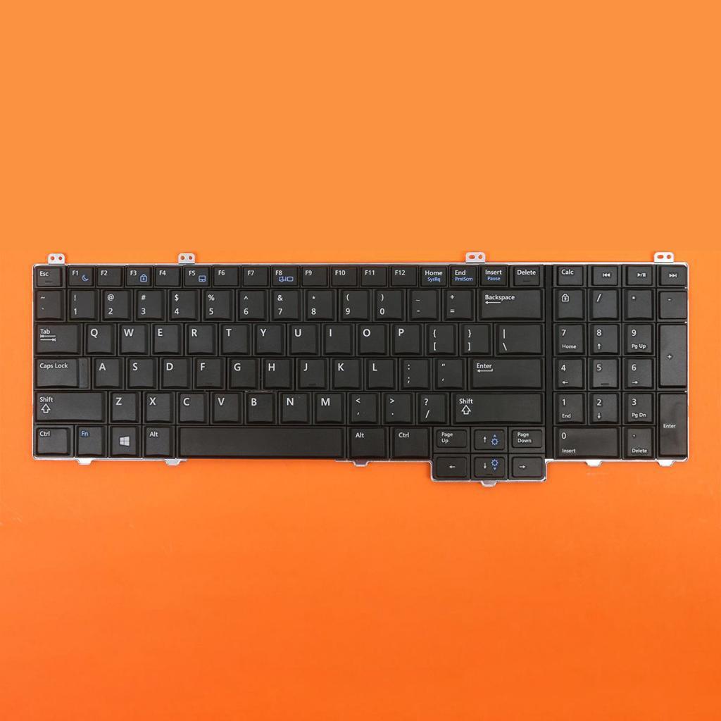 US Layout Keyboard Replacement for Dell Latitude E5540 Laptop Computer Black