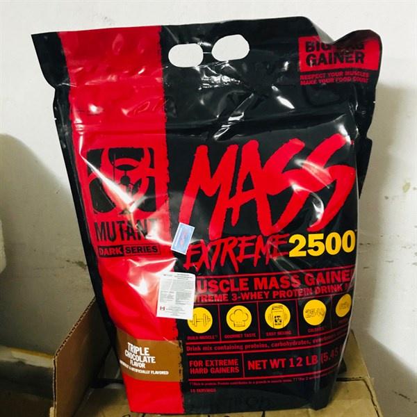 Mutant Mass Extreme 2500 Sữa Tăng Cân Nhanh Cho Người Gầy 12Lbs (5.45kg