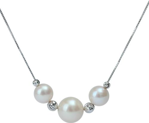 Dây chuyền xuyên ngọc Bạc N2002 LuxJy Jewelry