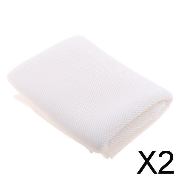 2xSpeaker Grill Cloth Stereo Gille Fabric Speaker Mesh Cloth White