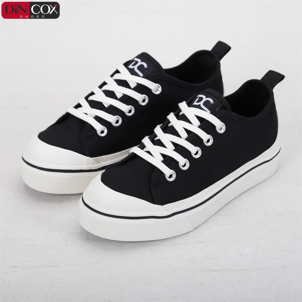 Giày Sneaker Vải Nữ DINCOX D31 Năng Động Nữ Tính Black