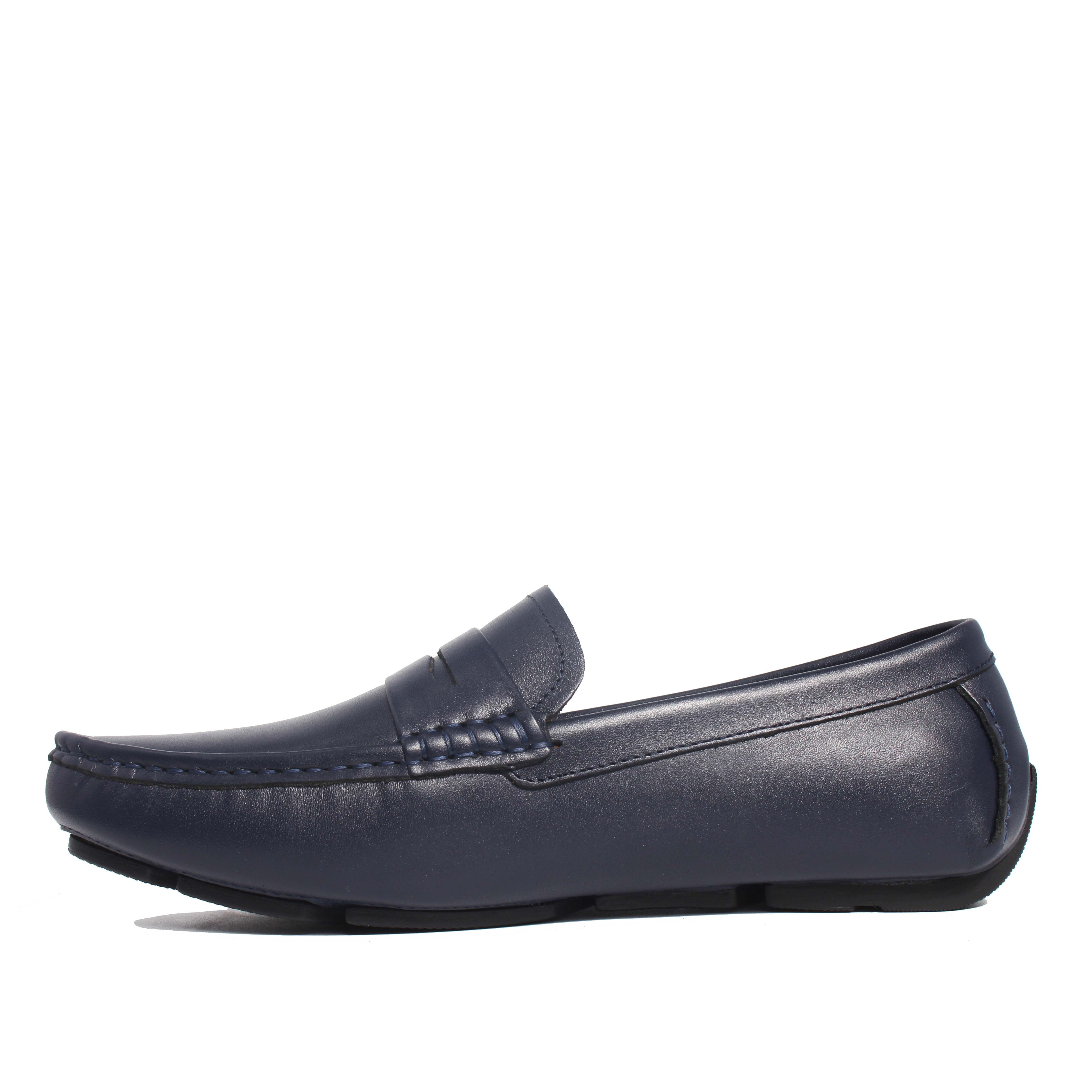 Giày MICHILUX Da Bò Thật Chính Hãng Penny Moccasin CIEMS Màu Xanh Navy