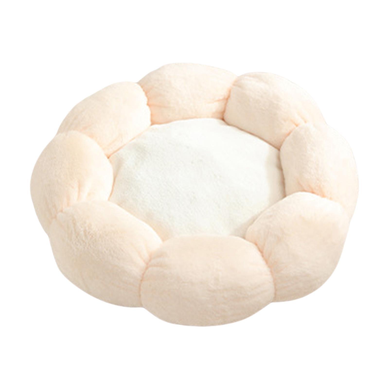 Cat Bed Basket Dog Soft Pets Supplies Light Pink S