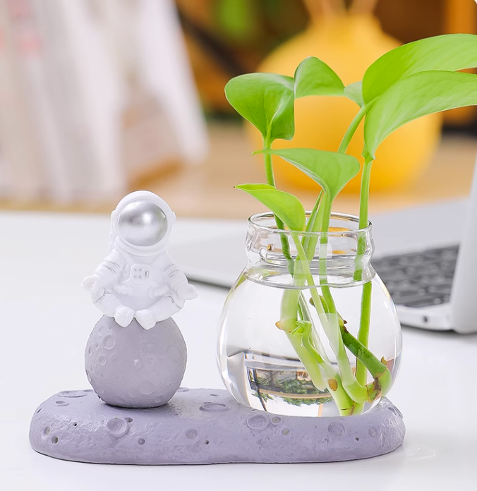 Trang trí thủy canh phi hành gia sáng tạo hàng có sẵn