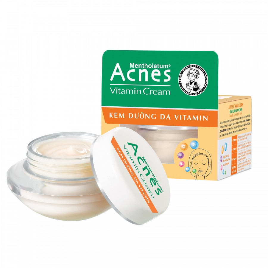 Kem dưỡng vitamin làm sáng da mờ sẹo thâm Acnes Vitamin Cream 50g