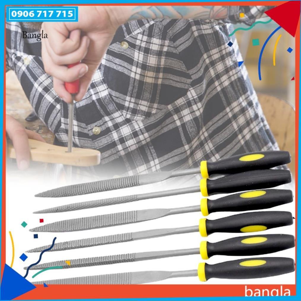 Bộ 6 Cây Dũa Gỗ Đa Năng Chuyên Nghiệp 3mm - 4mm - 5mm