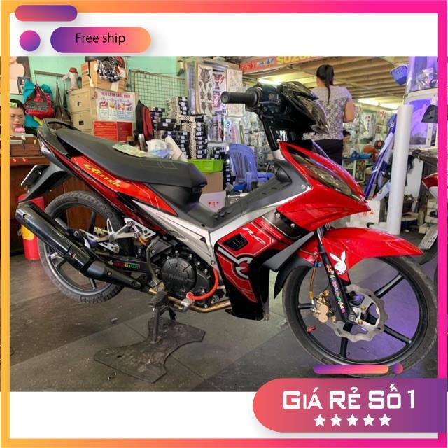 Tem rời dành cho xe Exciter 135 2010 đỏ đen