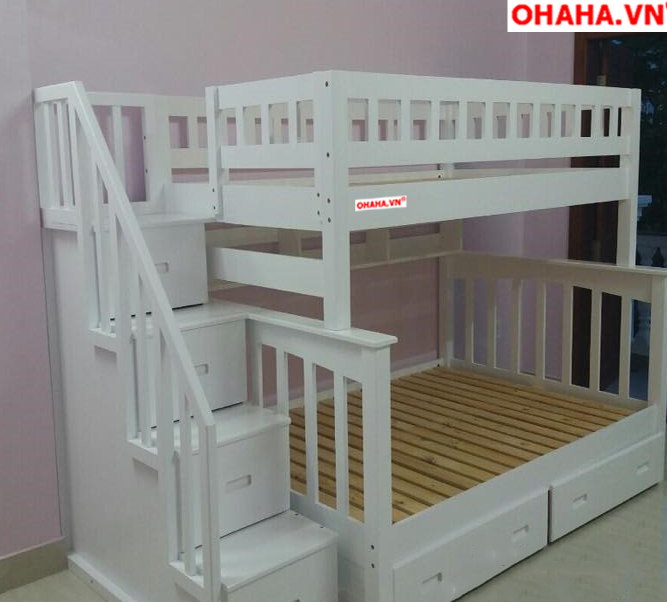Giường Tầng Cao Cấp USA OHAHA -GT (Dưới 1m4, Trên 1m2)