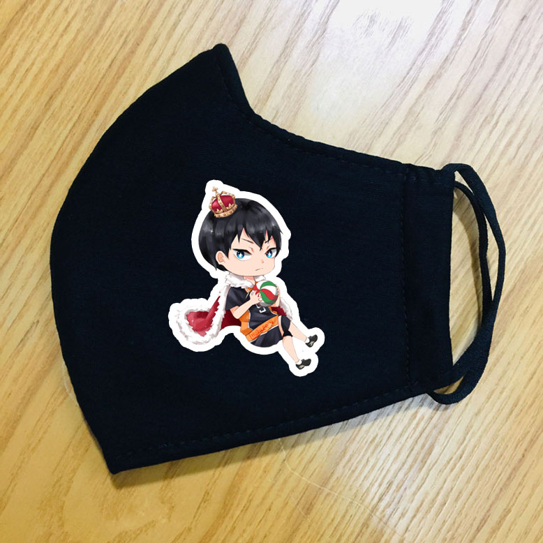 khẩu trang Haikyuu!! set 2 cái nhiều nhân vật