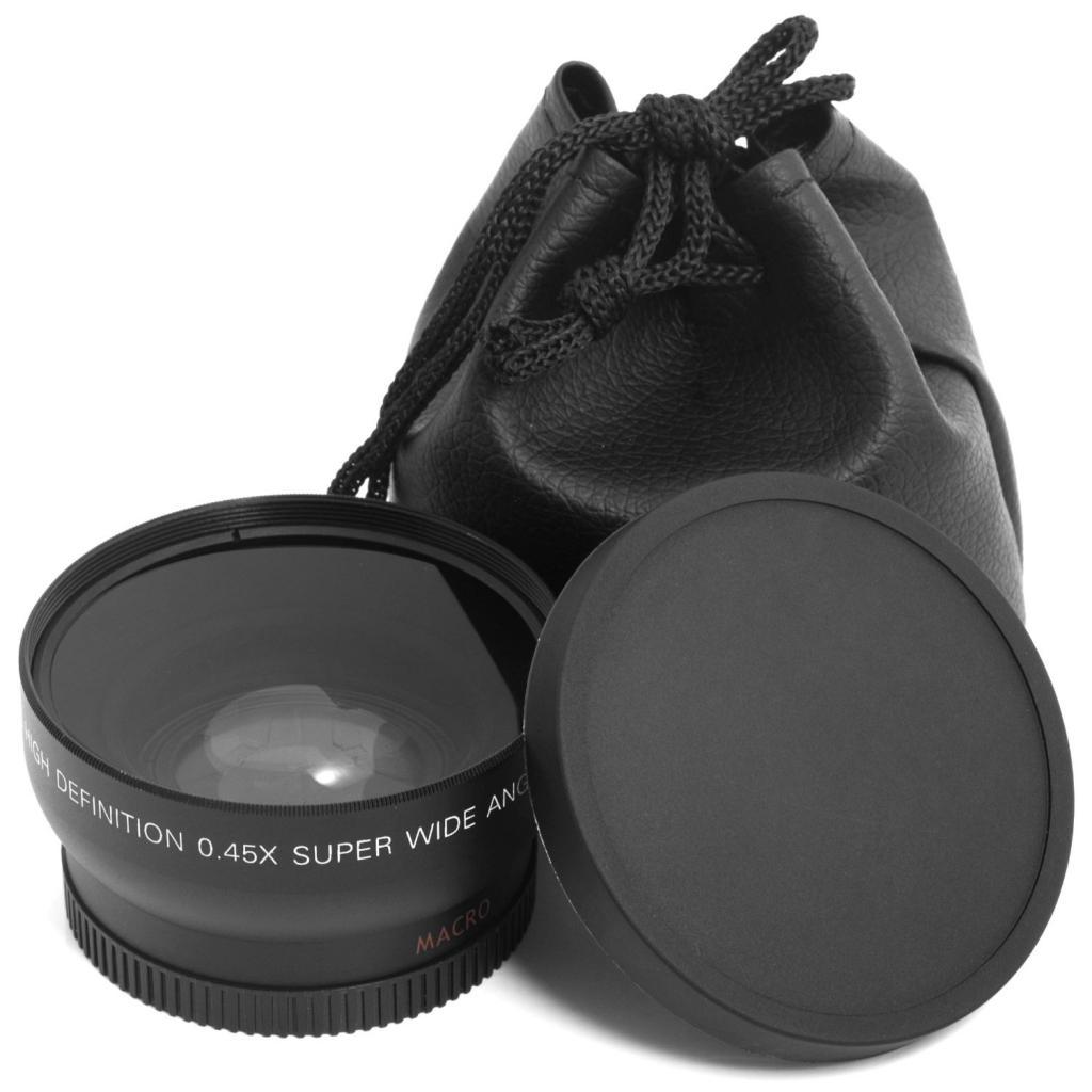 55mm Macro Wide Angle Lens 0.45X HD for DSLR A230 A350 A300 A330 A500 A700