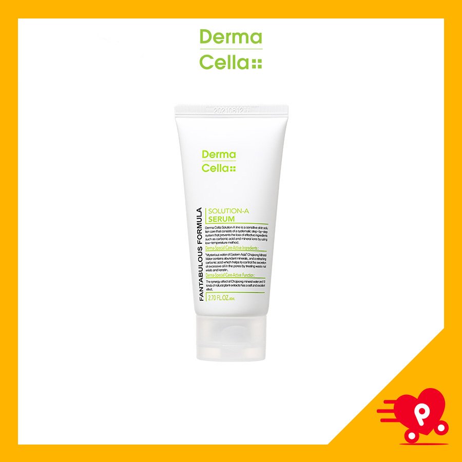Serum khoáng chất cô đặc dành cho da nhạy cảm Dermacella Hàn Quốc 80ml (DERMA CELLA SOLUTION A SERUM) PICKO