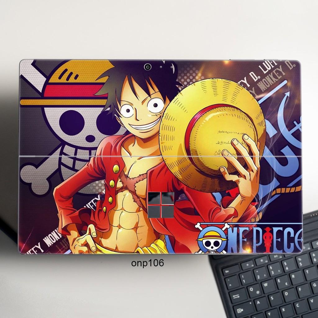 Skin dán hình One Piece x11 cho Surface 3 2015; Go, Go 2, Go 3; Pro 2 3 4 5 6 7 8 X