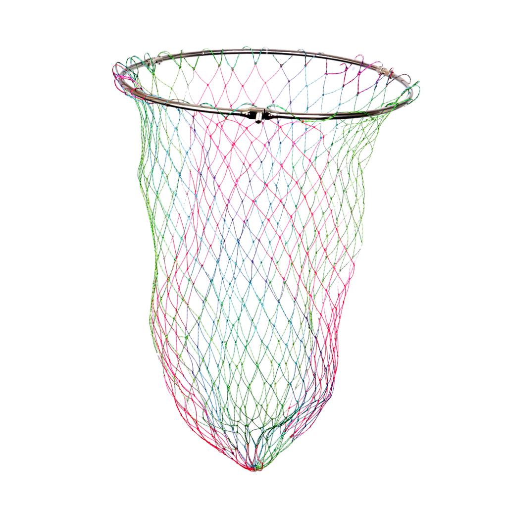 Folding Nylon Mesh Landing Net Head Diameter: 40cm / 50cm