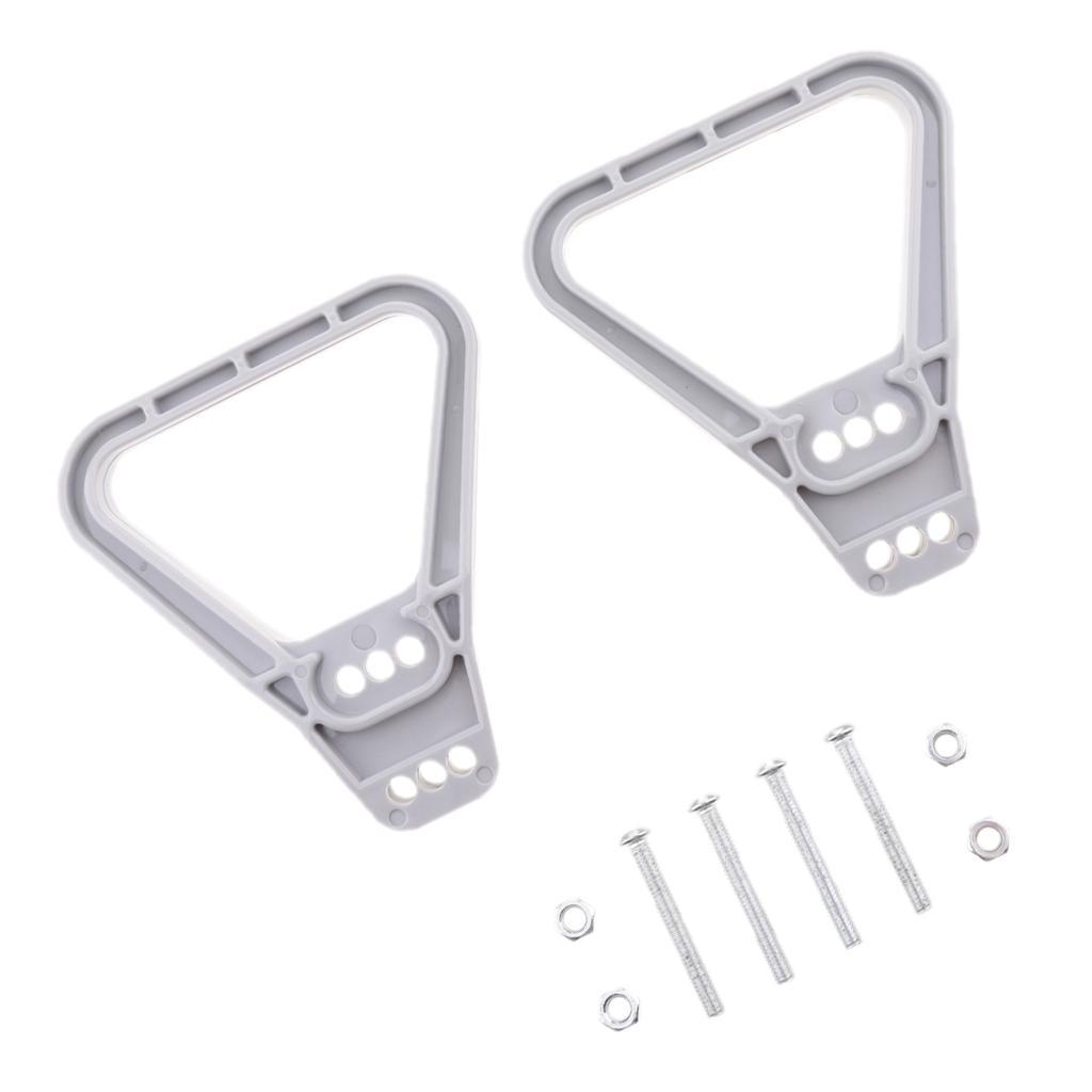 2 Pieces 600V 350A Winch Trailer Battery Connector Plug Handle Grip Grey