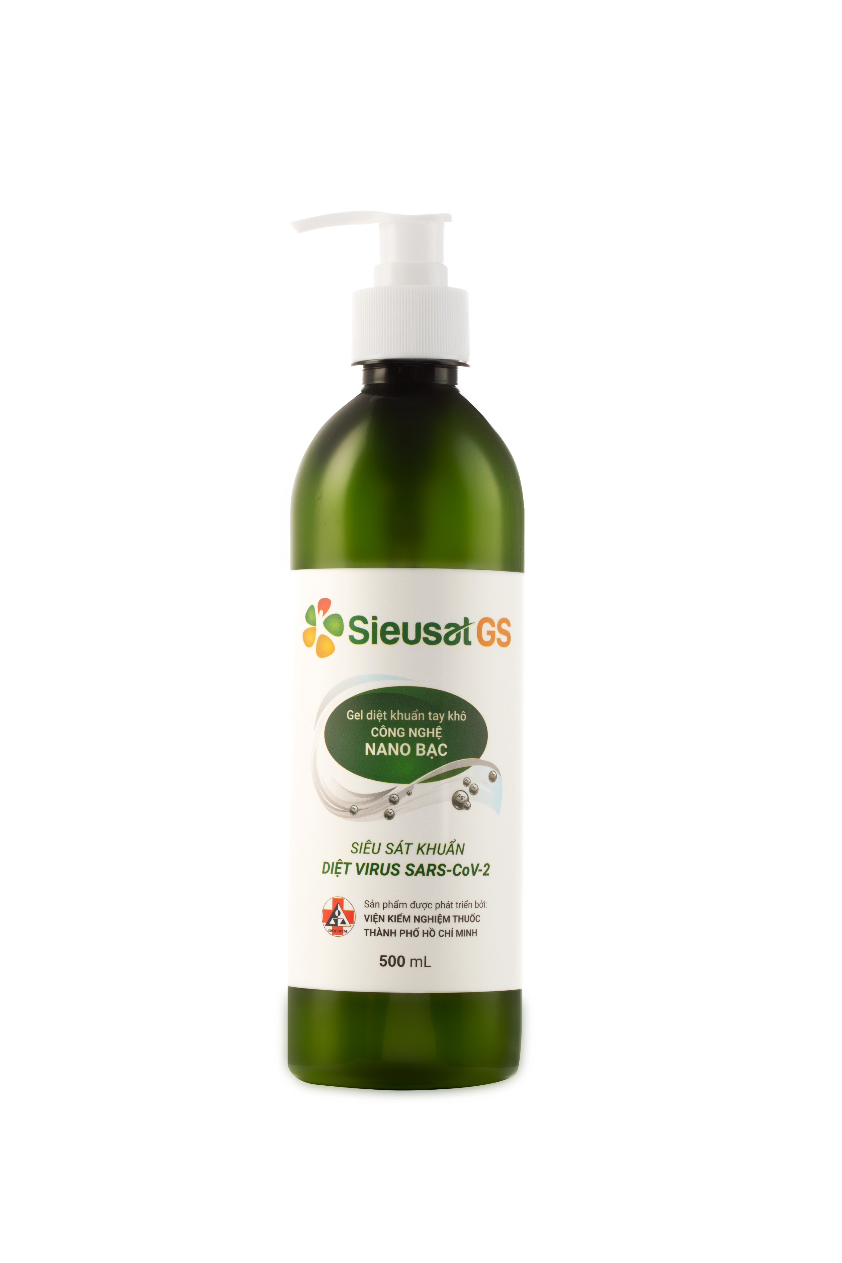 Gel diệt khuẩn tay khô Sieusat GS dạng gel - 500ml