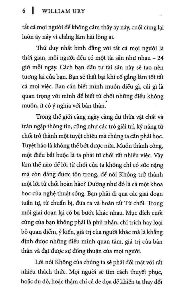 Lời Từ Chối Hoàn Hảo
