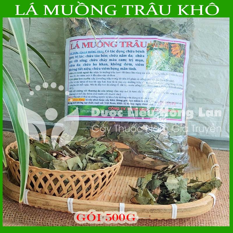 Lá Muồng Trâu khô đóng gói 500gram