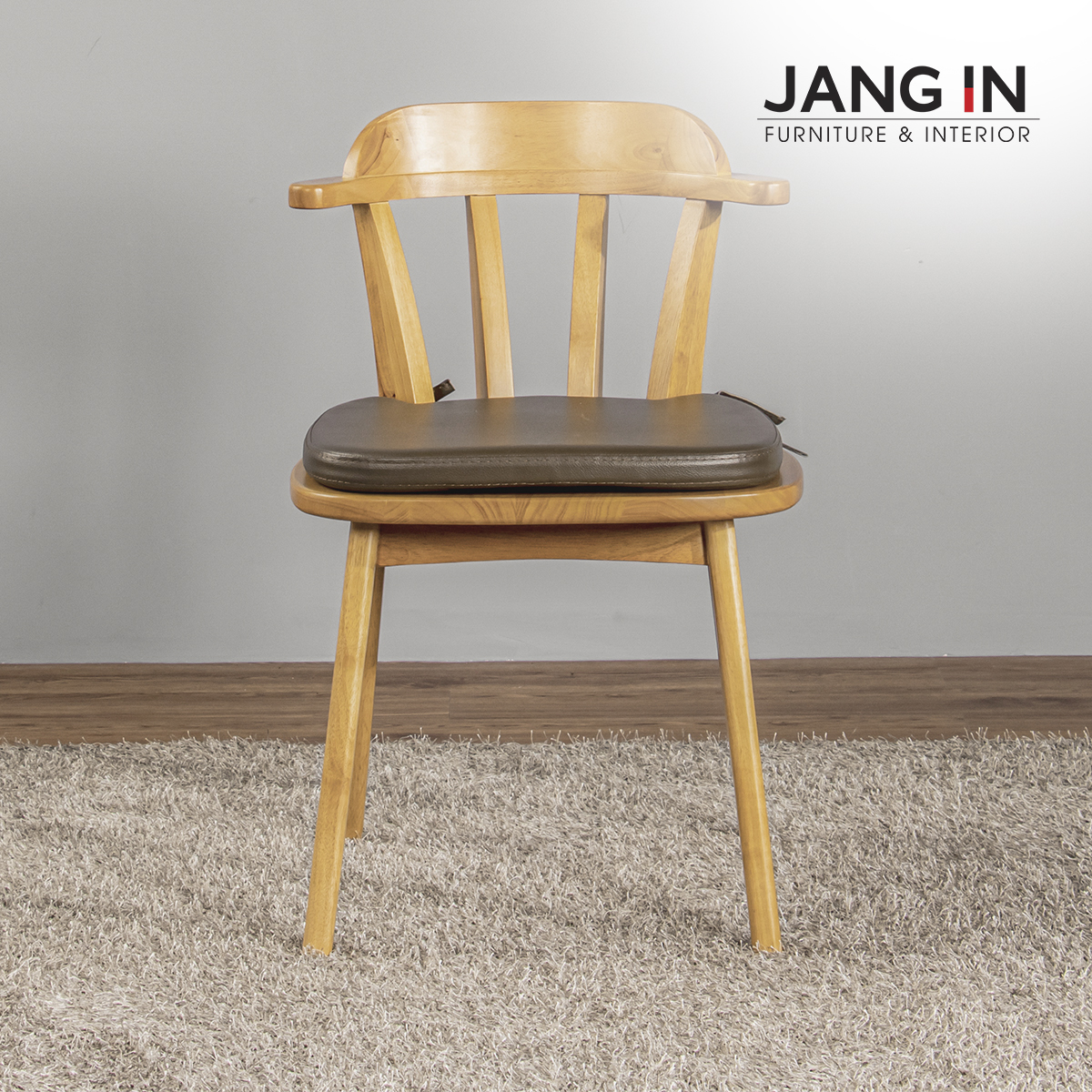 Bộ bàn ăn Florin 4 chỗ ghế cố định + 4 nệm ghế 1504000001-02