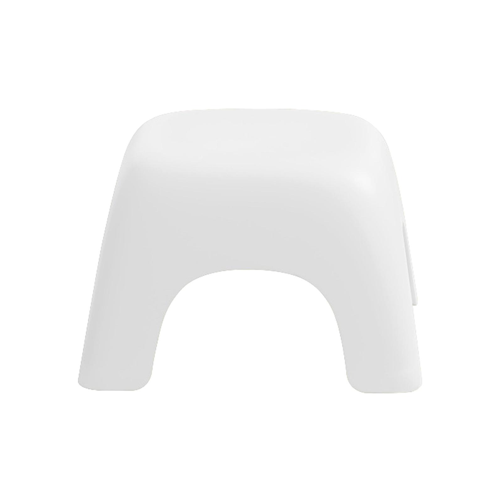 Portable Children Stool Decorative Thickened Solid for Kitchen Boys Girls White