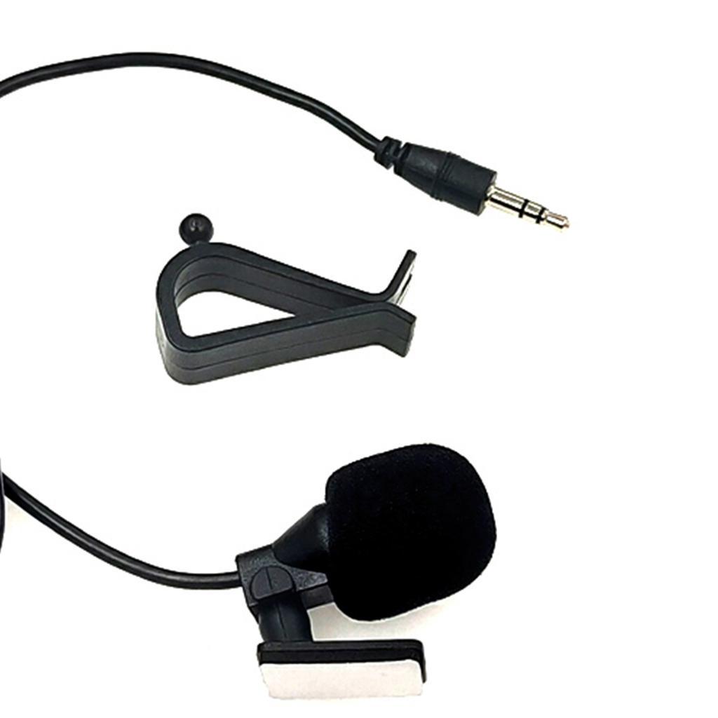 2pcs 3.5mm Mono Plug Clip on Lavalier Lapel Mic Microphone for Loudspeaker
