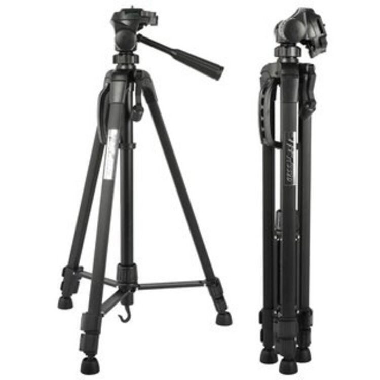 Tripod, chân đế điện thoại, máy ảnh WEIFENG WT-3520, tặng kèm remote, túi đựng và đầu kẹp điện thoại - Hàng Nhập Khẩu