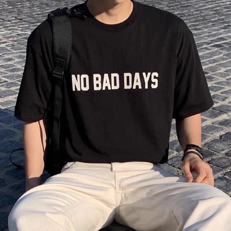 ÁO THUN UNISEX COTON NO BAD DAYS