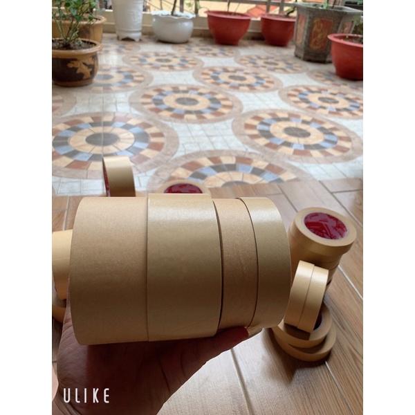 Băng dính giấy da bò karaft khổ 5cm vs 2,5cm x 40m