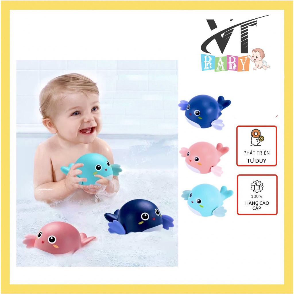 Cá Heo Bơi Nước Thả Nhà Tắm Cao Cấp Cho Bé