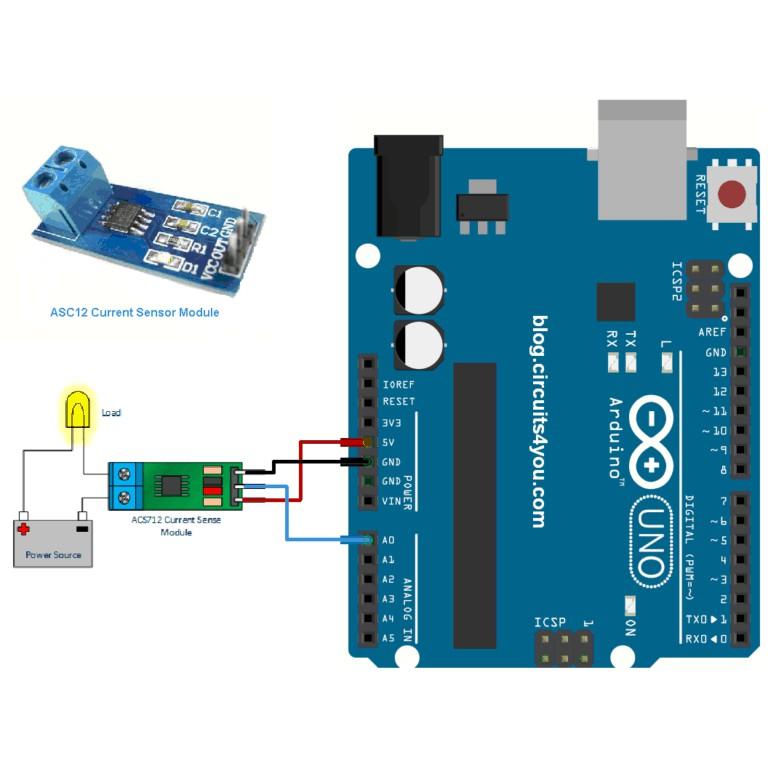 Cảm biến dòng điện ACS 712 5A 30A