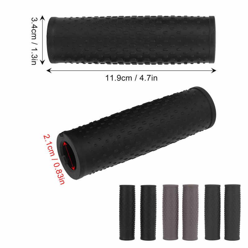 2PCS Scooter Cao su tay cầm Grip Cover Nonslip Tay cầm cao su Grips cho Xiaomi M365/Pro Series xe tay ga điện Color: Black