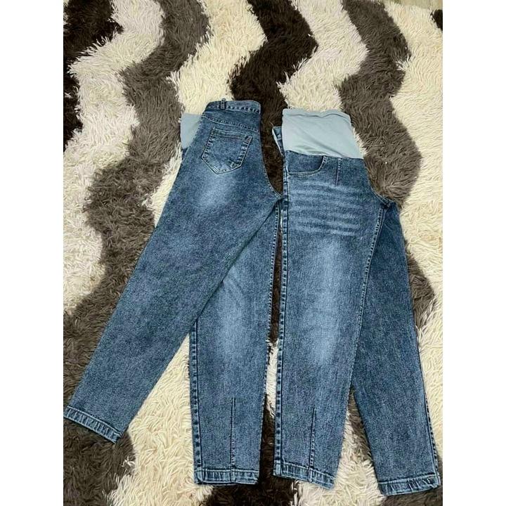 Quần Bò Bầu, Quần Jeans Bầu Hàng Mềm Đẹp Loại 1 Thời Trang Trẻ Trung, Đủ Size Cho Mẹ Bầu Q6