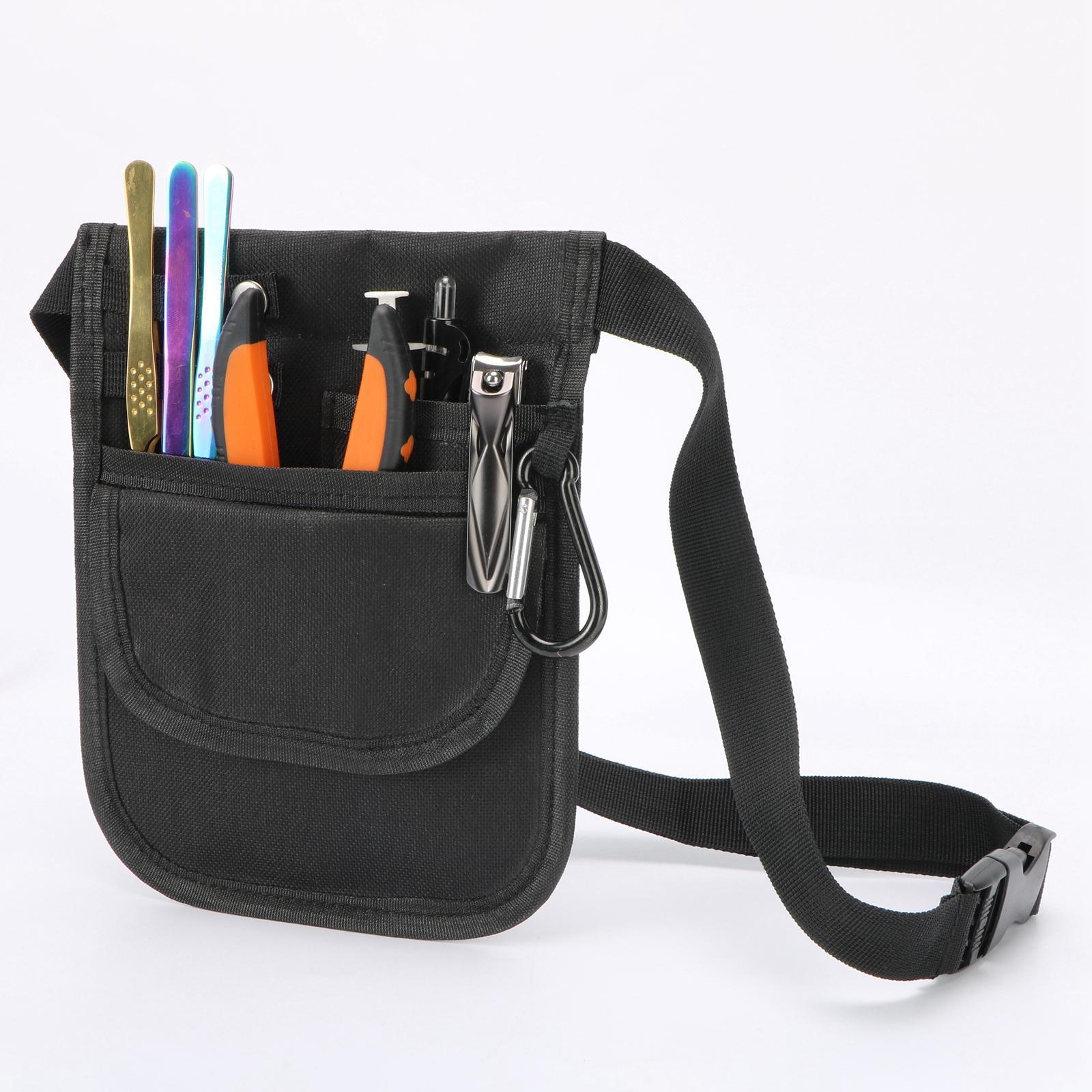 Nurse Fanny Pack Organizer Pouch Holder Utility Hip Bag Black