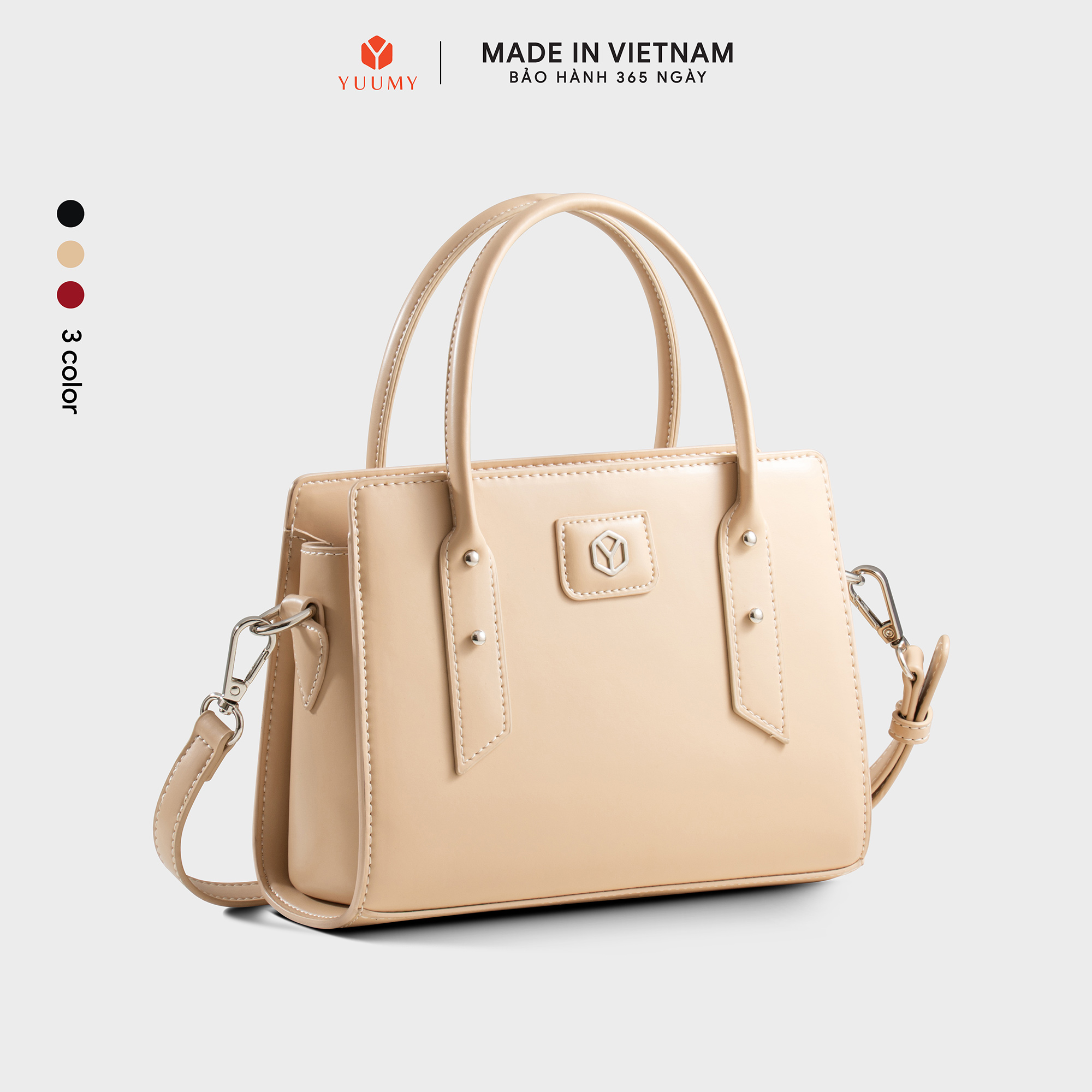 Túi Yuumy ( Thời trang nữ thiết kế sang trọng size 21 - Túi xách da Smooth YTX79 )