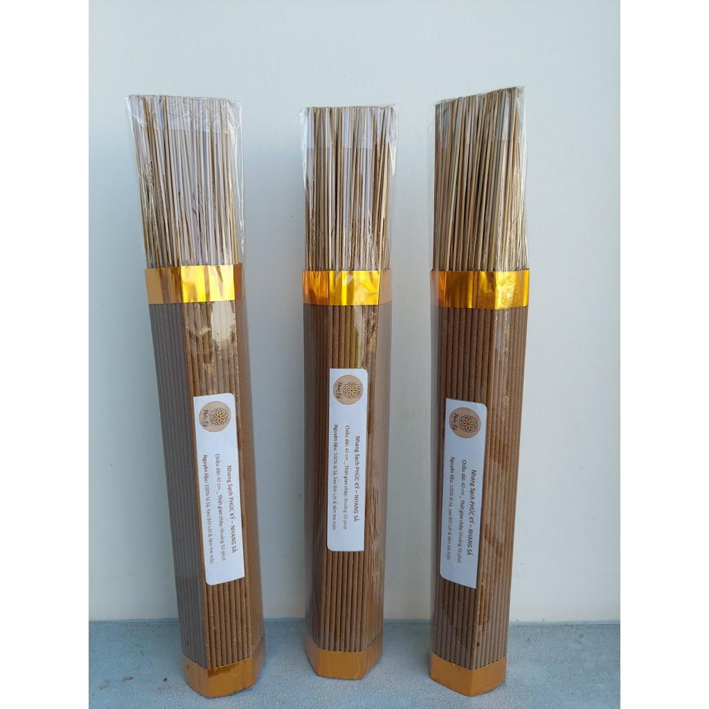 SẢN PHẨM MỚI _ 215 cây NHANG SẢ THẢO MỘC 4 Tấc_Nhang Sạch làm từ LÁ SẢ _mùi hương lá sả khô tự nhiên