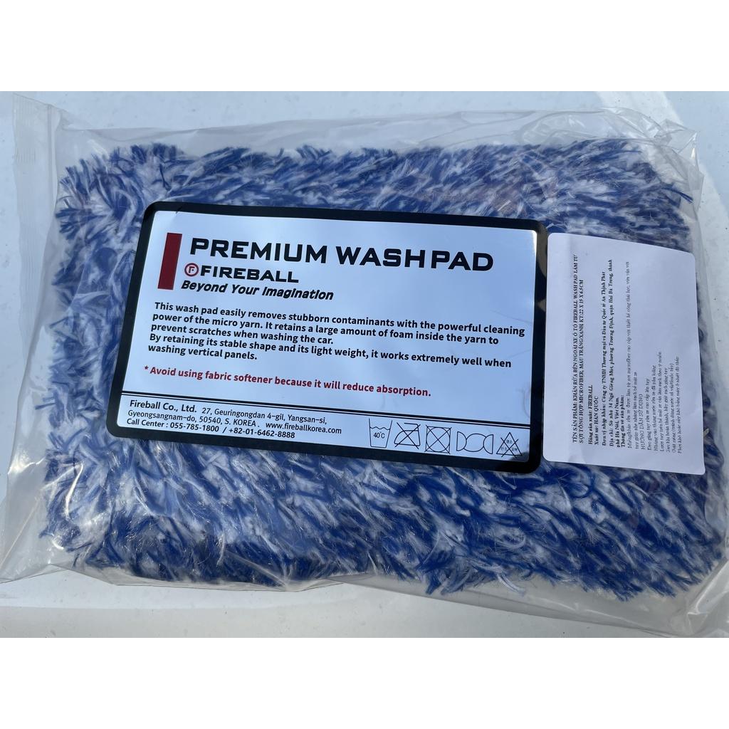 KHĂN RỬA XE Ô TÔ CAO CẤP FIREBALL WASH PAD KT:22 X 15 X 6.5CM, CHÍNH HÃNG, XUẤT XỨ HÀN QUỐC