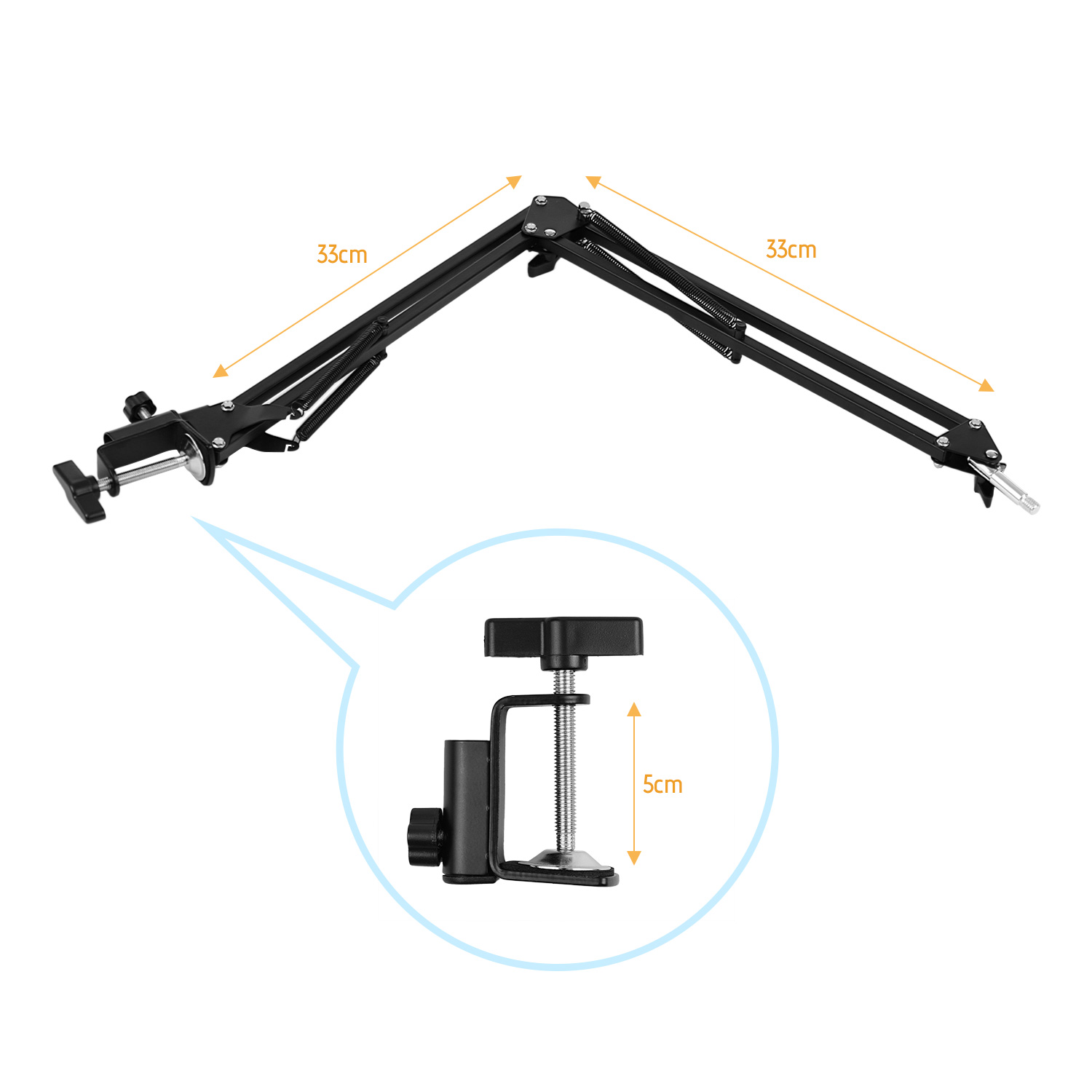 Giá đỡ bằng kim loại có thể điều chỉnh Bộ điều hợp đầu bi để quay video trực tiếp trên YouTube